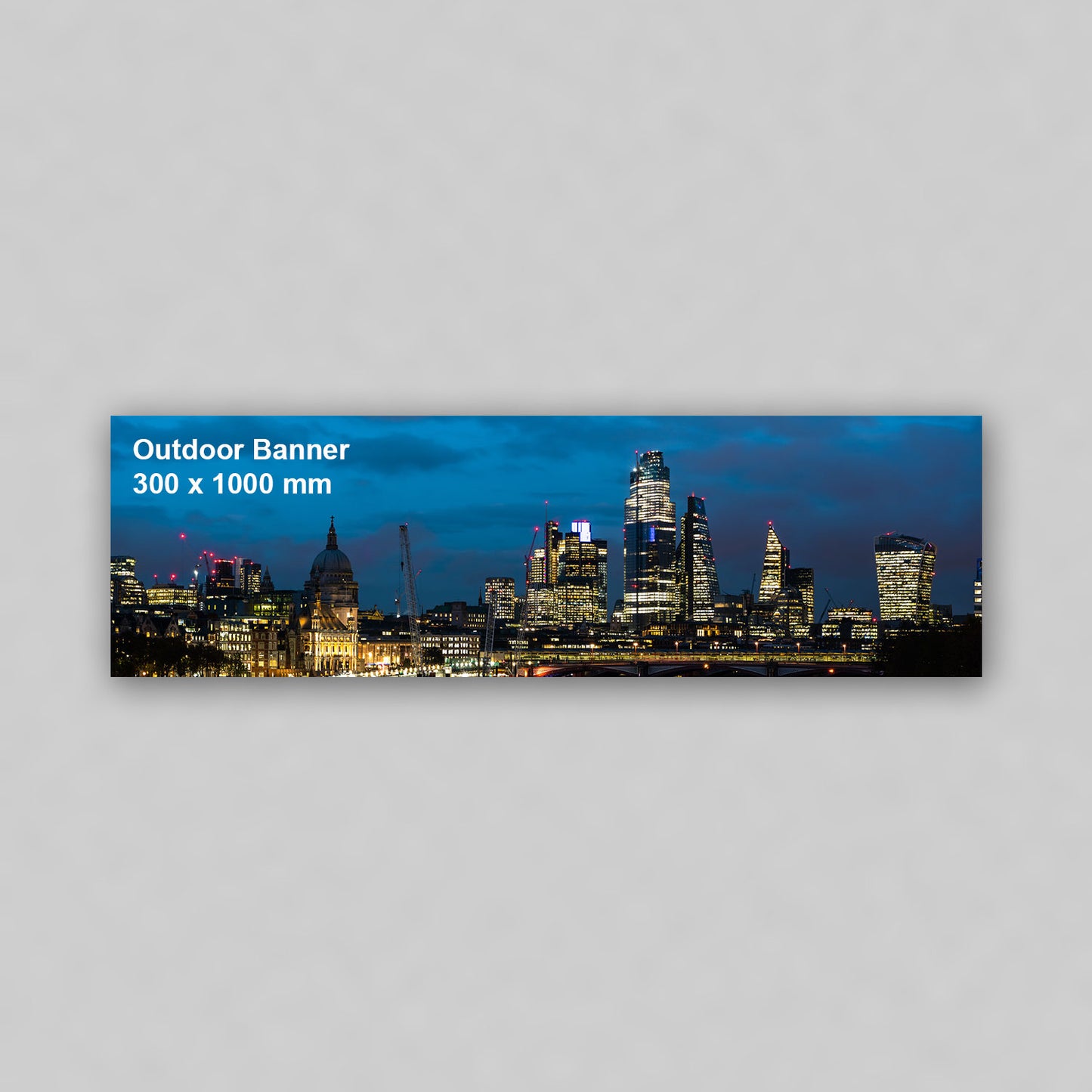 Outdoor Banner - 300 x 1000 mm - Printlyum