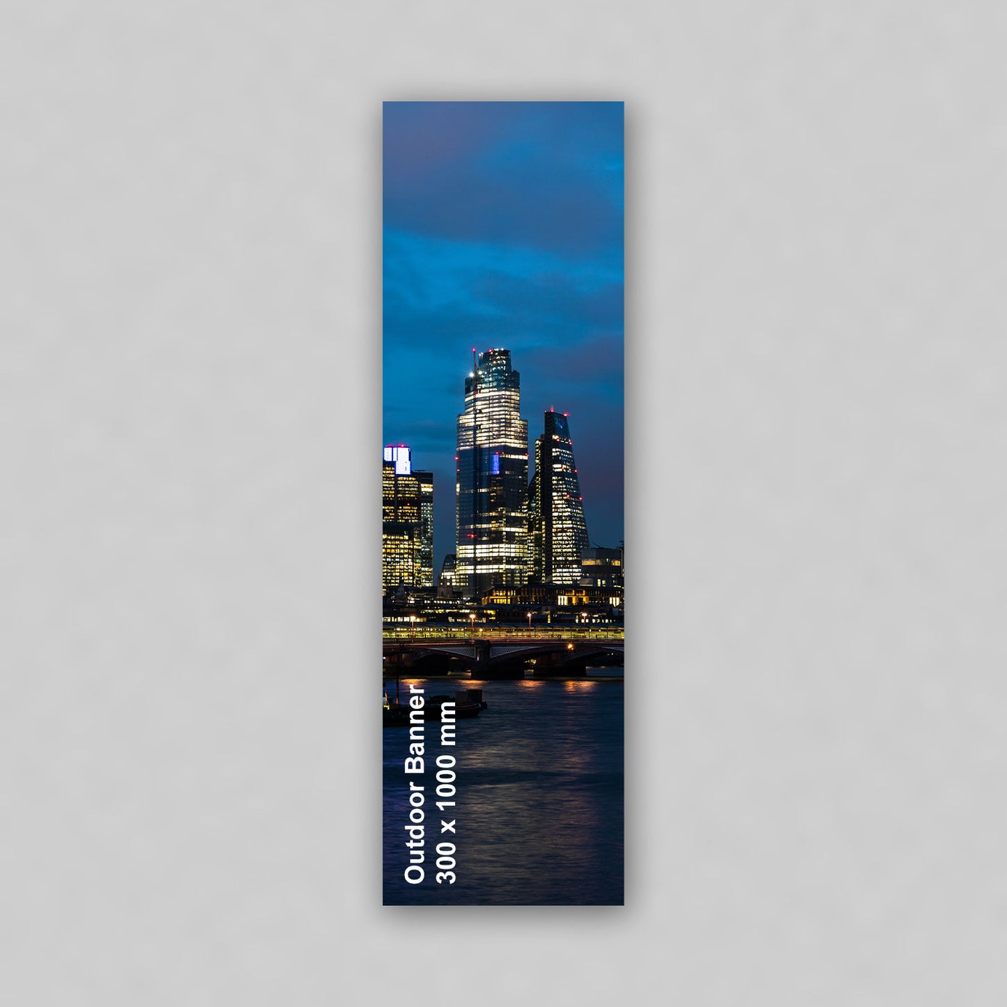 Outdoor Banner - 300 x 1000 mm - Printlyum