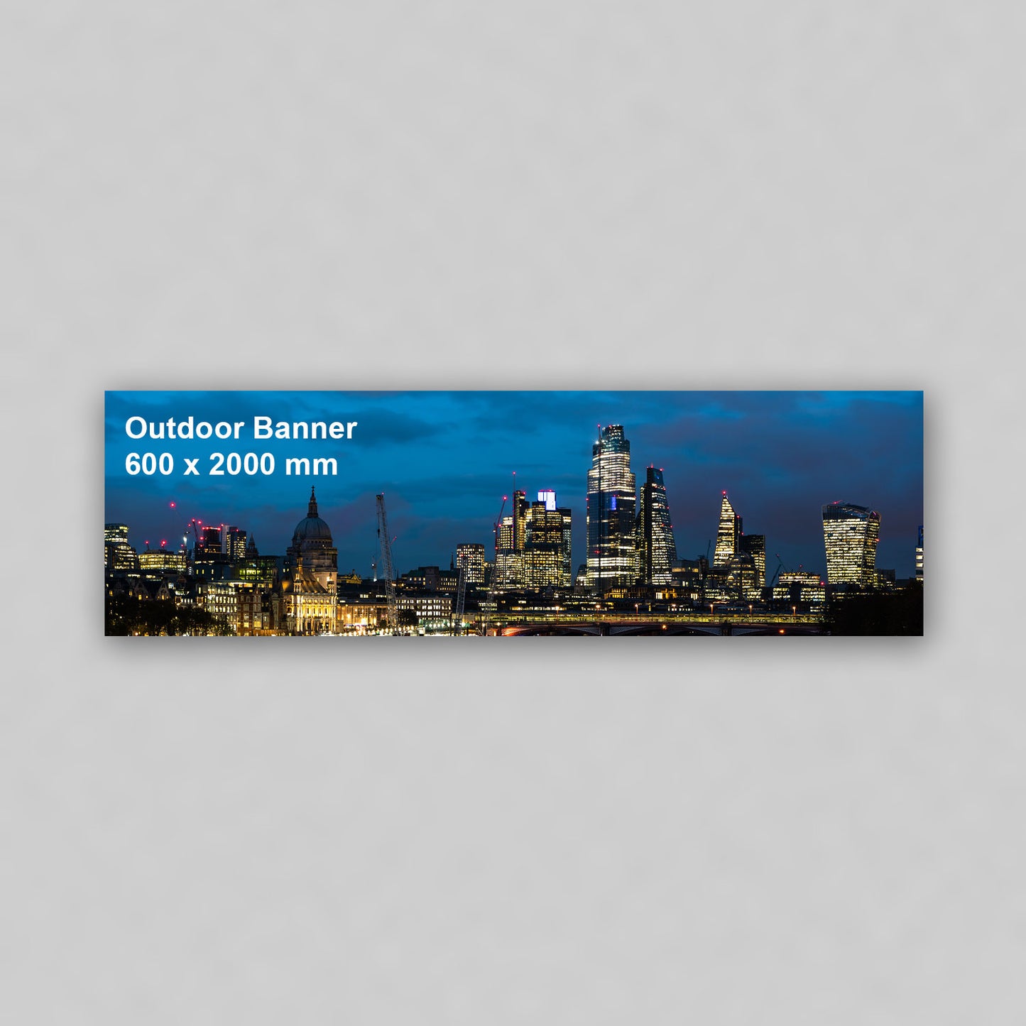 Outdoor Banner - 600 x 2000 mm Horizotal