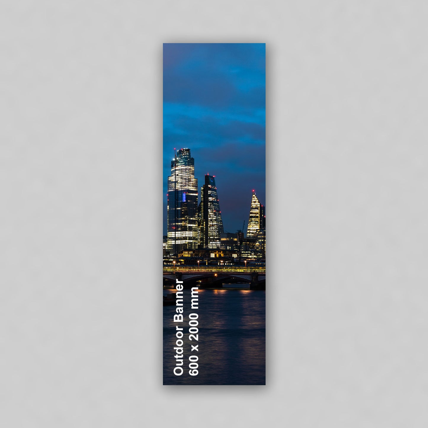 Outdoor Banner - 600 x 2000 mm Vertical