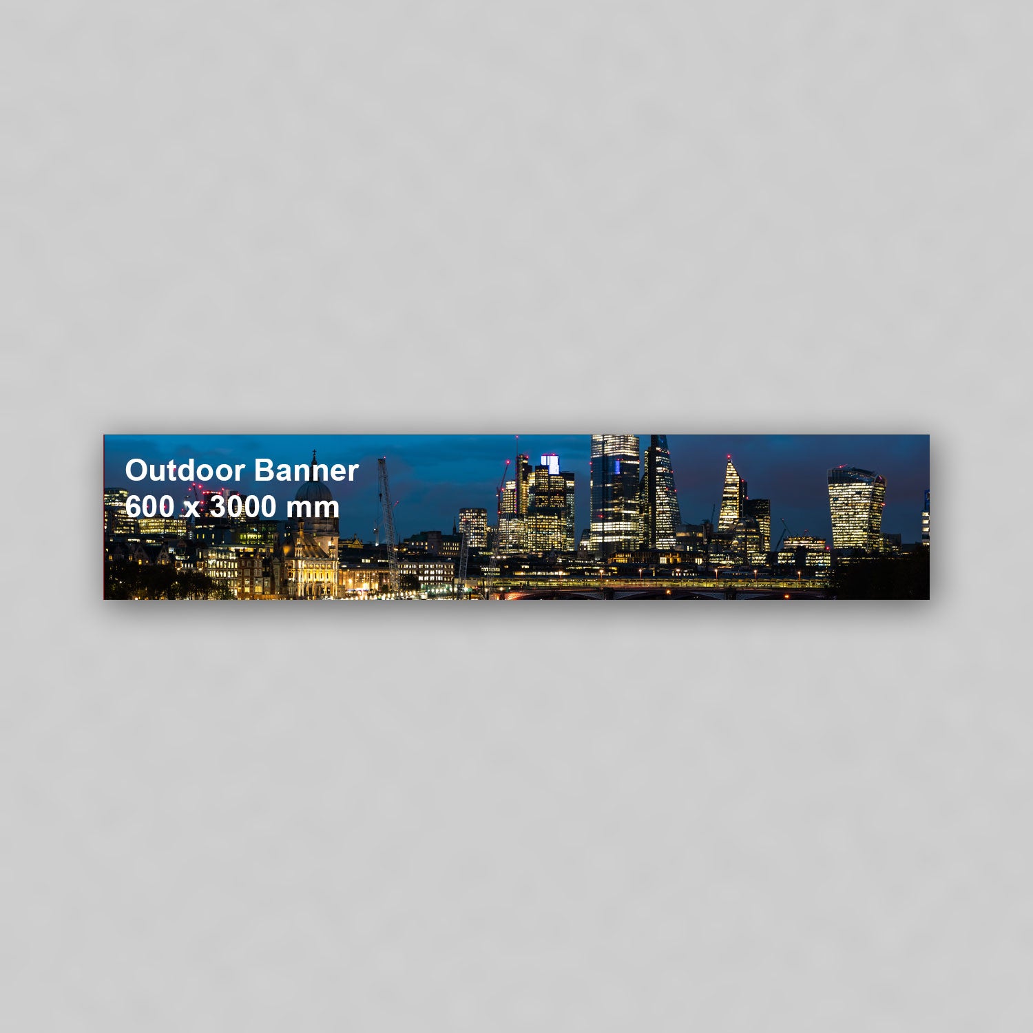 Outdoor Banner - 600 x 3000 mm Horizontal